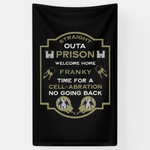 Banderoles Bienvenue À La Maison De La Prison