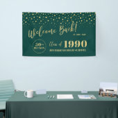 Banderoles Bienvenue à la soirée de retrouvailles de la class (Salon professionnel)