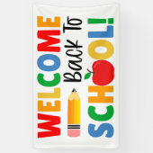 Banderoles bienvenue à l'école (Vertical)