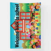 Banderoles Bienvenue à l'école (Verticale)