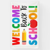 Banderoles bienvenue à l'école (Vertical)