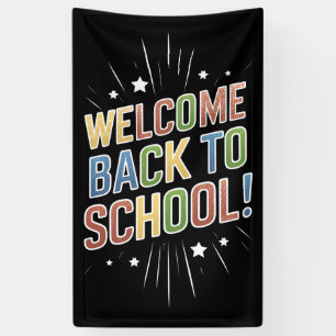Banderoles Bienvenue à l'école Professeur Premier jour d'écol