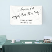 Banderoles Bienvenue à notre joyeuse fête de l'après-midi! (Salon professionnel)