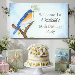Banderoles Bienvenue à tous âges Joyeux Anniversaire d'Avril