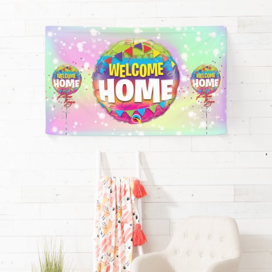 Banderoles Bienvenue Accueil personnalisé Vinyl Banner 3' x 5 (En situation)