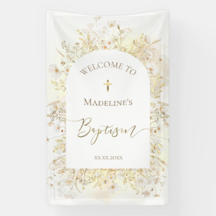 Banderoles Bienvenue au baptême
