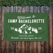 Banderoles Bienvenue au Camp Bachelorette