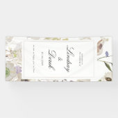 Banderoles Bienvenue au mariage de printemps moderne (Horizontal)