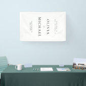 Banderoles Bienvenue au Mariage Vinyl Signage (Salon professionnel)