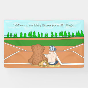 Banderoles Bienvenue Baby shower Thématique Baseball