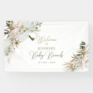 Banderoles Bienvenue bébé Boho/Bohème au Brunch