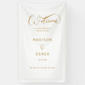 Banderoles Bienvenue dans notre bonheur éternel ! (Vertical)