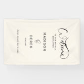 Banderoles Bienvenue dans notre bonheur éternel ! (Horizontal)