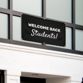 Banderoles Bienvenue Étudiants de retour Personnalisable Bann (Bâtiment extérieur)