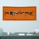 Banderoles Bienvenue Halloween | Longueur de la porte de sorc (Salon professionnel)