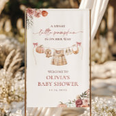 Banderoles Bienvenue Little Pumpkin automne fille Baby Shower