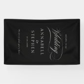 Banderoles Bienvenue ! Moderne, Calligraphie, Mariage (Horizontal)