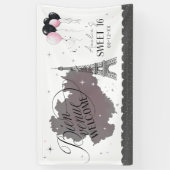 Banderoles Bienvenue Parisian Sweet 16 ID1162 (Vertical)