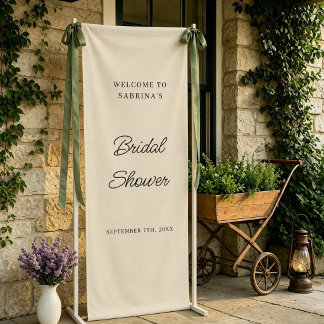 Banderoles Bienvenue personnalisée au mariage, enterrement de