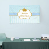 Banderoles Bienvenue Petit Prince- bébé garçon (Salon professionnel)