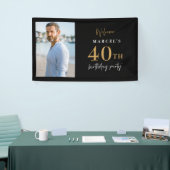 Banderoles Bienvenue Photo du 40e anniversaire de la fête Bla (Salon professionnel)