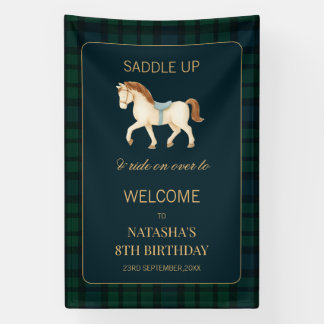 Banderoles Bienvenue pour l'anniversaire du cheval Prépa Sadd