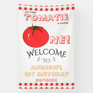 Banderoles Bienvenue pour le 1er anniversaire de joli petit T