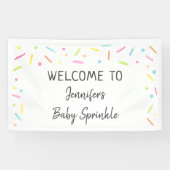 Banderoles Bienvenue Rainbow Baby Sprinkl (Horizontal)