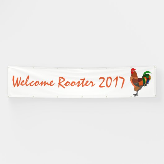 Banderoles Bienvenue Rooster 2017 (Horizontal)