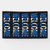 Banderoles Bienvenue sur le drapeau écossais (v) bnrc (Horizontal)