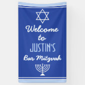 Banderoles Bienvenue sur mesure à Bar Mitzvah (Vertical)