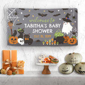 Banderoles Bienvenue Un Bébé Brasse Sorcière Cauldron Hallowe