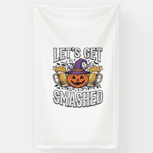 Banderoles Bièredecitrouille Halloween défonçons-nous