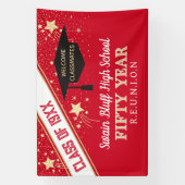 Banderoles Big Banner! 50th class reunion banner (Verticale)