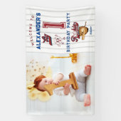 Banderoles Big One Baseball Rookie Premier anniversaire Bienv (Verticale)