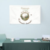 Banderoles Big One Hunting First Birthday (Salon professionnel)