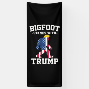 Banderoles Bigfoot soutient Trump Élections 2024