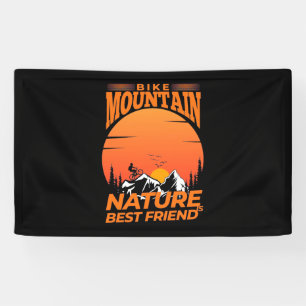 Banderoles Bike Mountain Nature est le meilleur ami