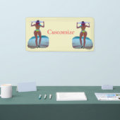 Banderoles Bikini Booty Beach Girl Thunder_Cove (Salon professionnel)