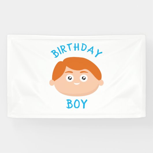 Banderoles Birthday Boy (Horizontal)