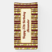 Banderoles Birthday Celebration Rustic Any Age Birthday (Verticale)