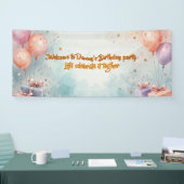 Banderoles Birthday party banner (Salon professionnel)