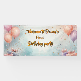 Banderoles Birthday party banner