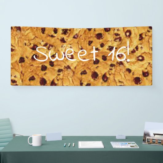 Banderoles biscuits aux puces de chocolat (Salon professionnel)