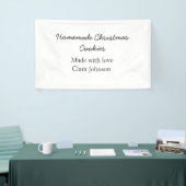 Banderoles biscuits de Noël faits maison faits avec amour ajo (Salon professionnel)