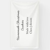 Banderoles biscuits de Noël faits maison faits avec amour ajo (Vertical)