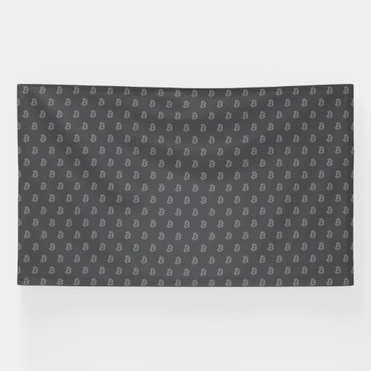 Banderoles Bitcoin Gris (Horizontal)