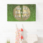 Banderoles Bitcoin Halving, événement (En situation)