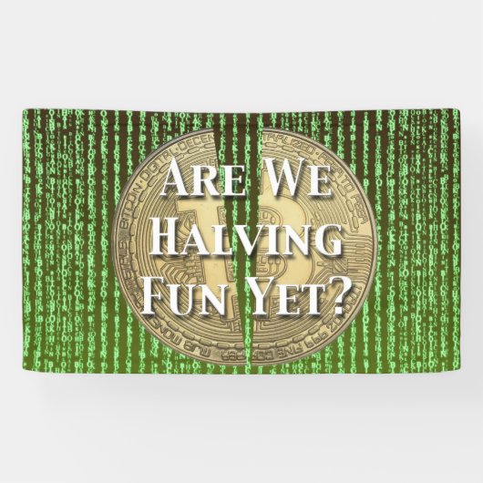 Banderoles Bitcoin Halving, événement (Horizontal)