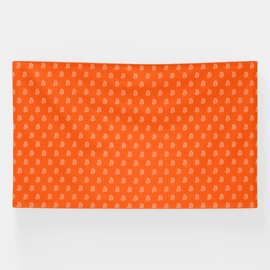 Banderoles Bitcoin Orange Clair (Horizontal)